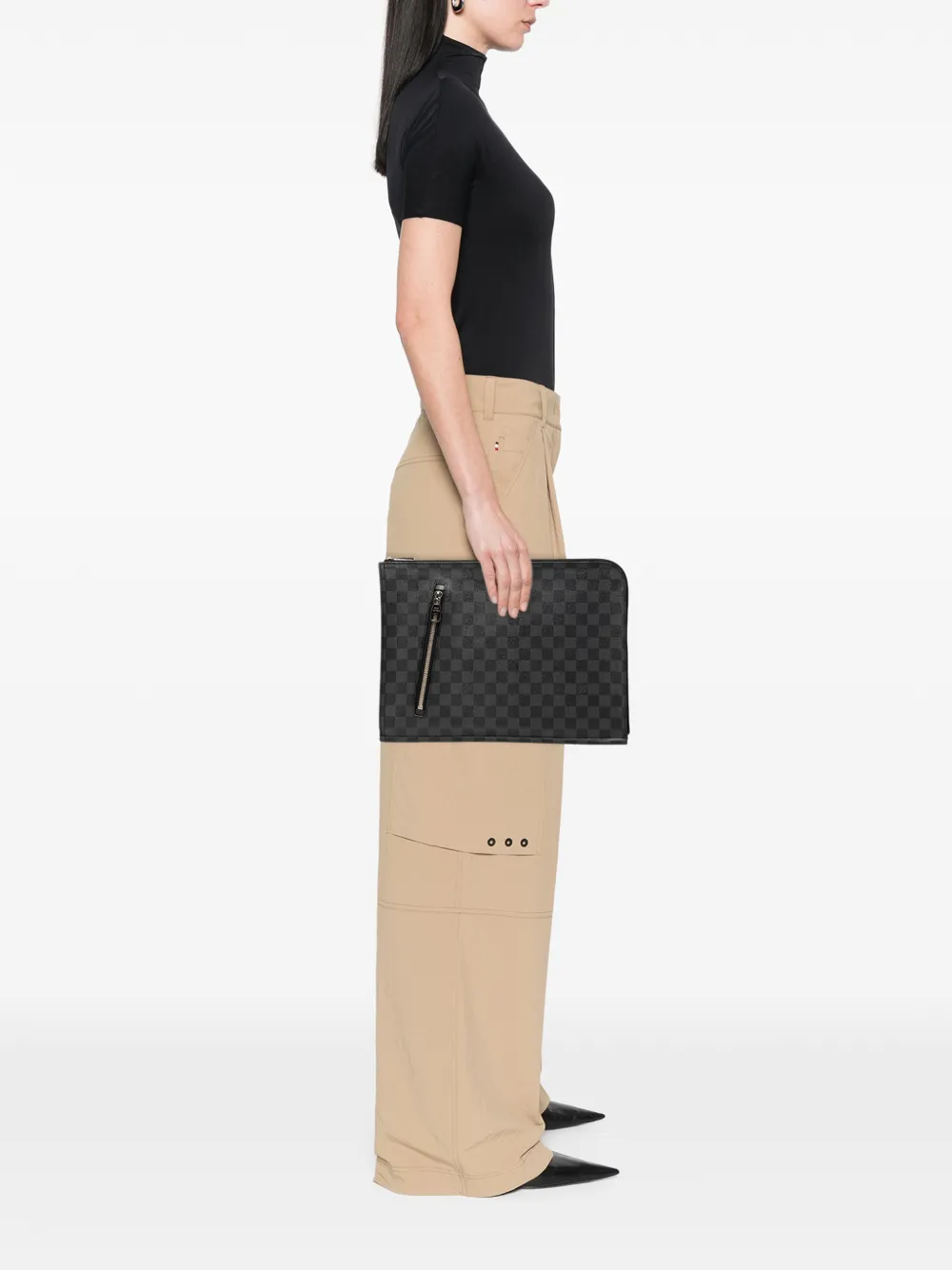 Louis Vuitton Pre-Owned 2013 ダミエ グラフィット ポッシュ