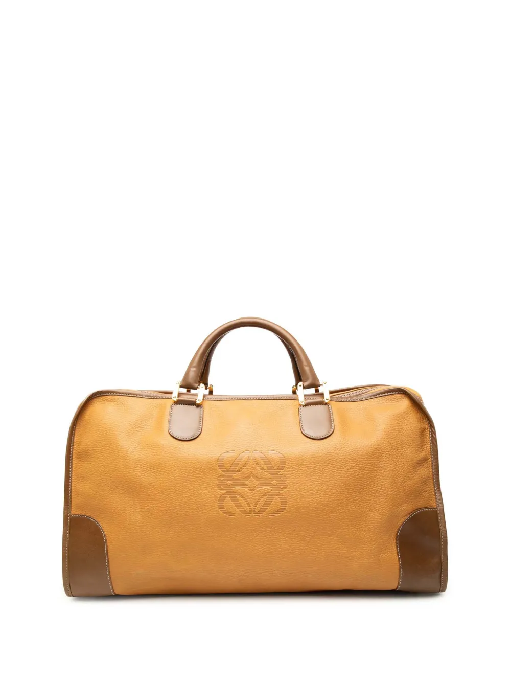 Loewe Pre-Owned 2000-2026 Bicolor Leather Amazona 50 travel bag - Giallo
