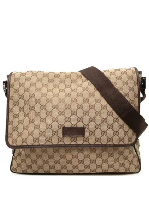 Gucci Pre-Owned 2000-2015 GG Canvas Flap Messenger Bag crossbody bag