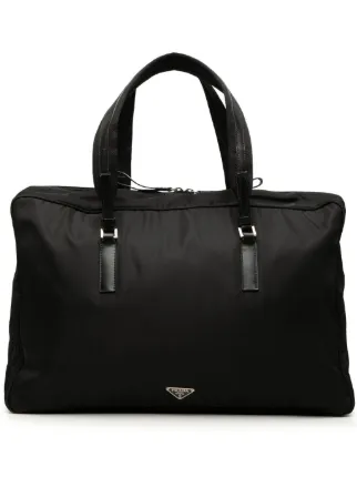 Prada Pre-Owned 2013-2026 テスート トラベルバッグ | ブラック