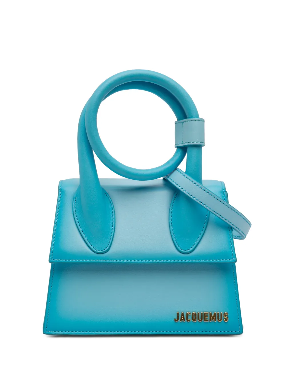 Jacquemus Pre-Owned 2010-2026 Leather Le Chiquito Noeud satchel - Blu