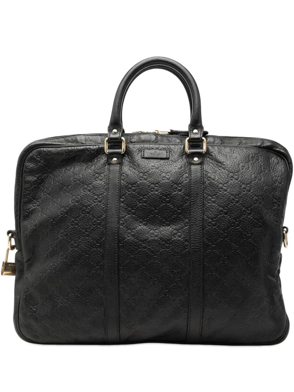 グッチ　ビジネスバッグ Gucci Pre-Owned 2000-2015 グッチシマ ビジネスバッグ | ブラック