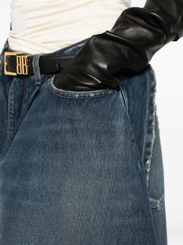 Balenciaga Distressed wide-leg Jeans | Blue | FARFETCH