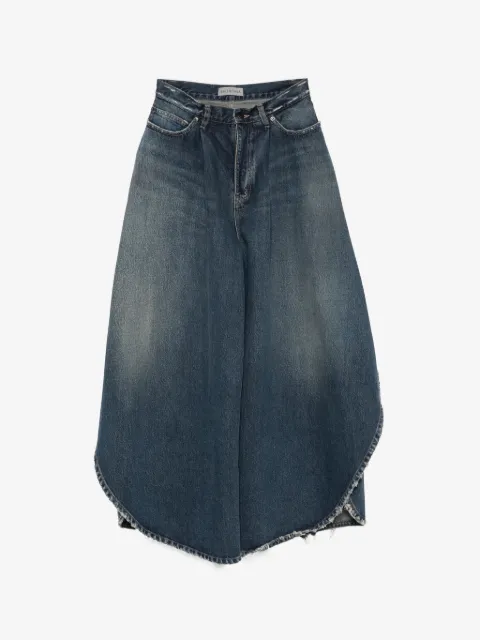 Balenciaga distressed wide-leg jeans