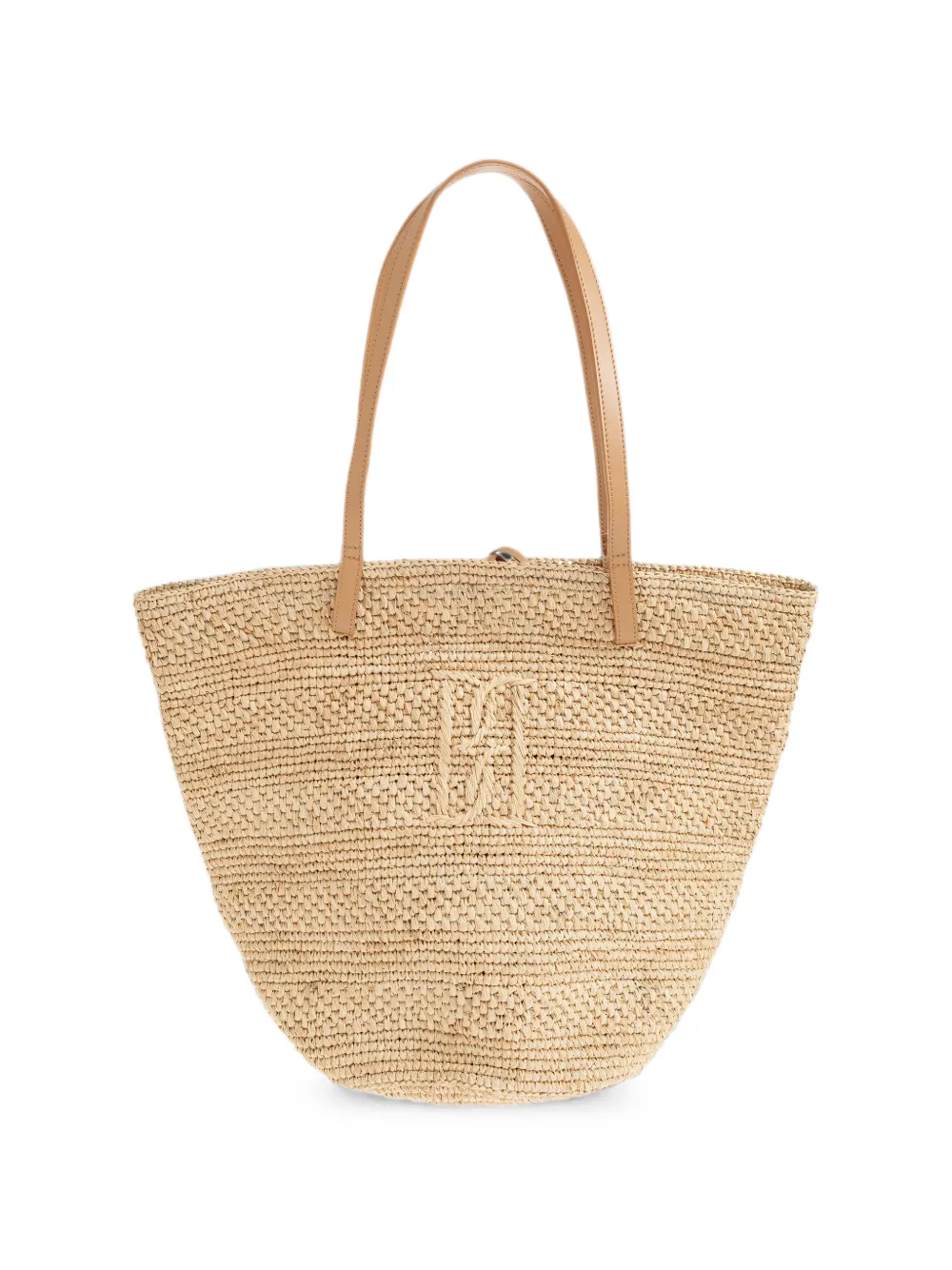By Malene Birger Mirabell woven shoulder bag - Neutrals