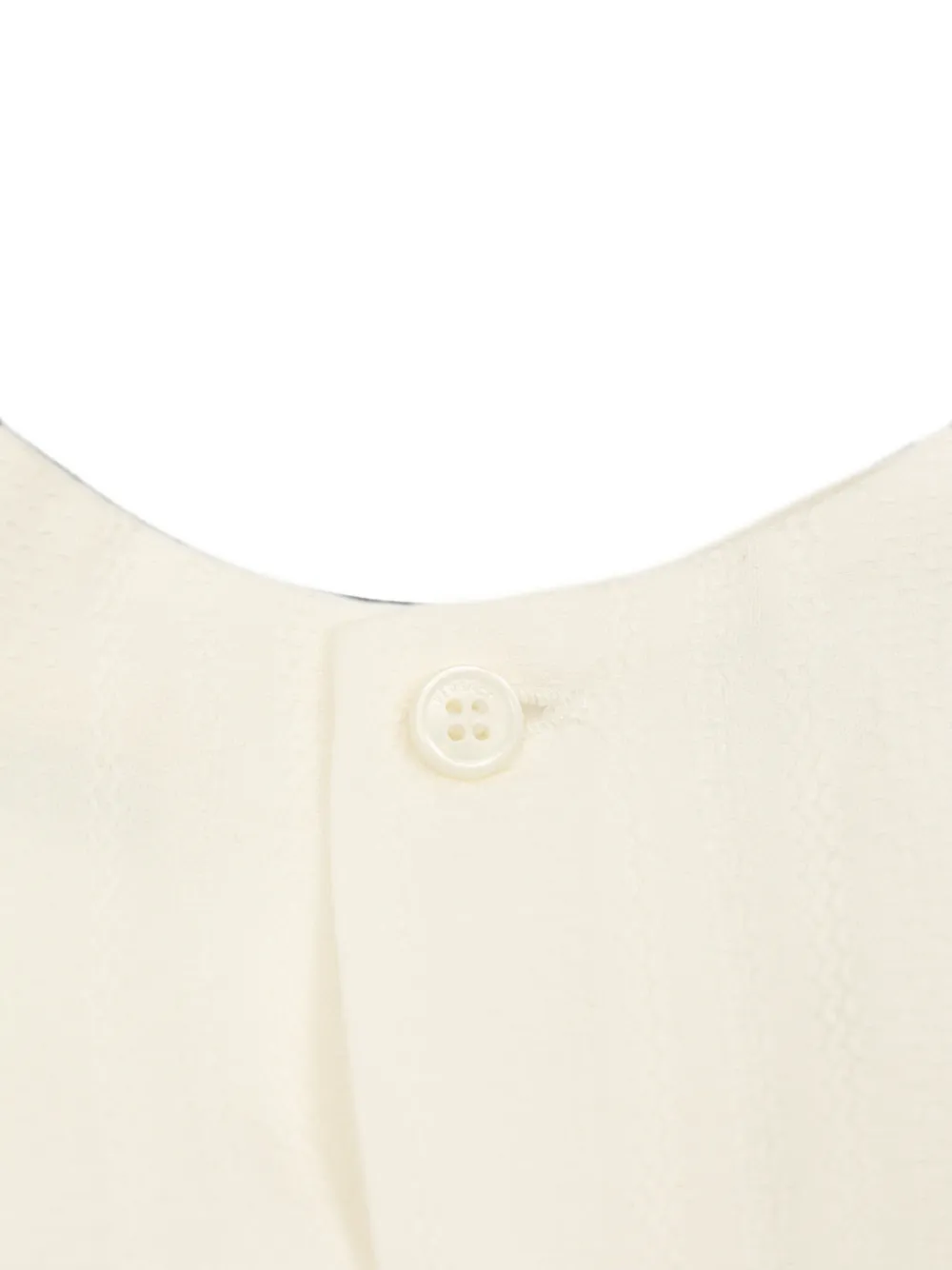 Versace Kids Flared midi-jurk met gewelfde afwerking Beige