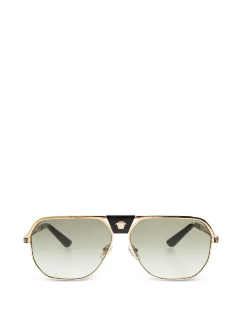 Versace Eyewear Greca-detail pilot-frame sunglasses