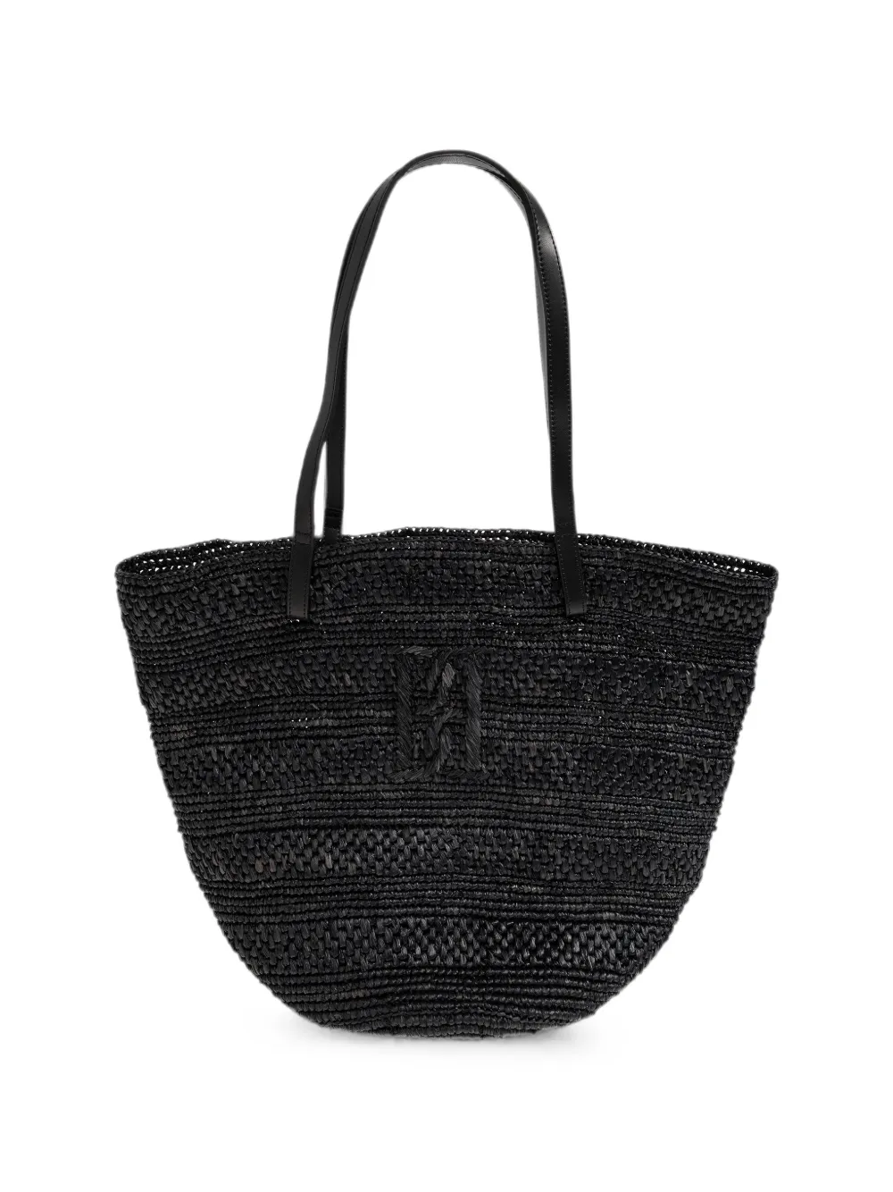 By Malene Birger Mirabell woven shoulder bag - Black