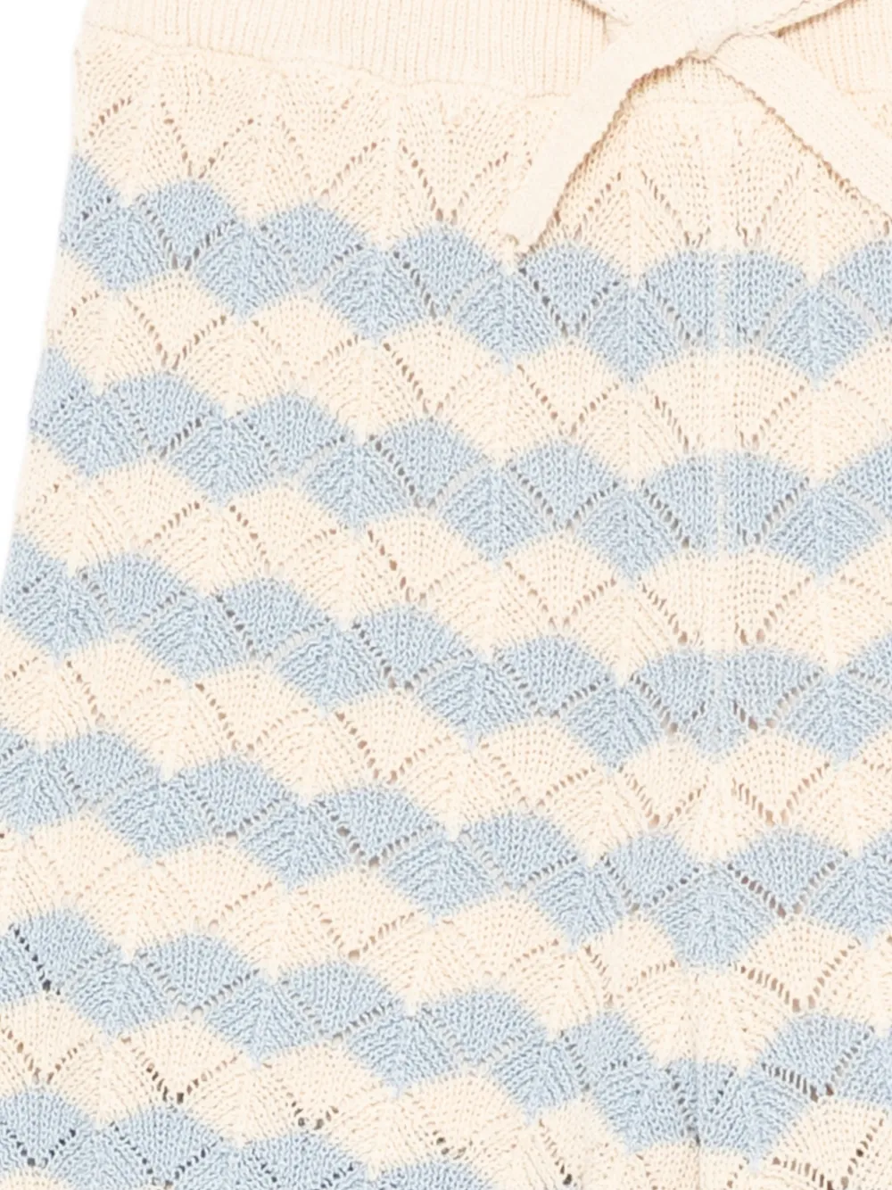 ZIMMERMANN Kids Gehaakte shorts Beige
