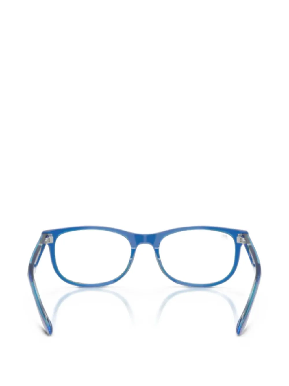 RAY-BAN JUNIOR rectangle-frame glasses - Blau