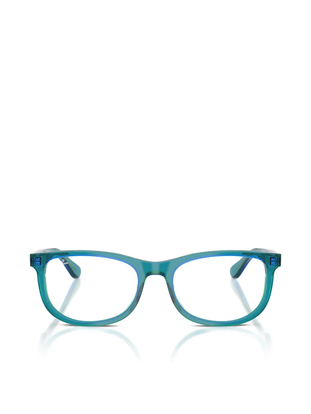 RAY-BAN JUNIOR rectangle-frame glasses - Grün