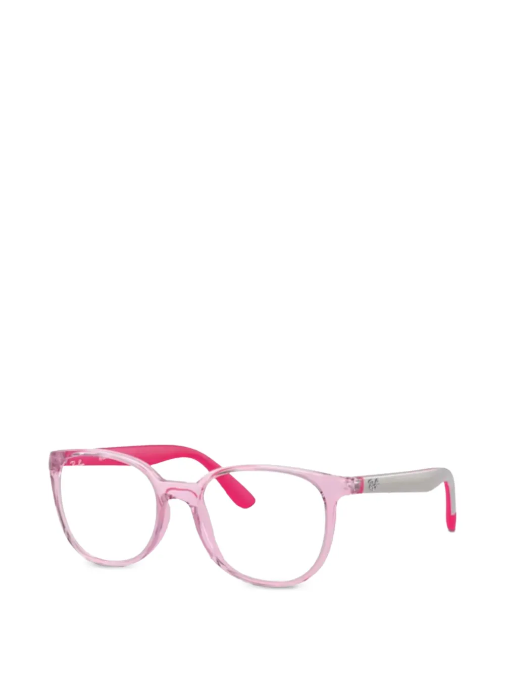 RAY-BAN JUNIOR round-frame glasses - Rosa