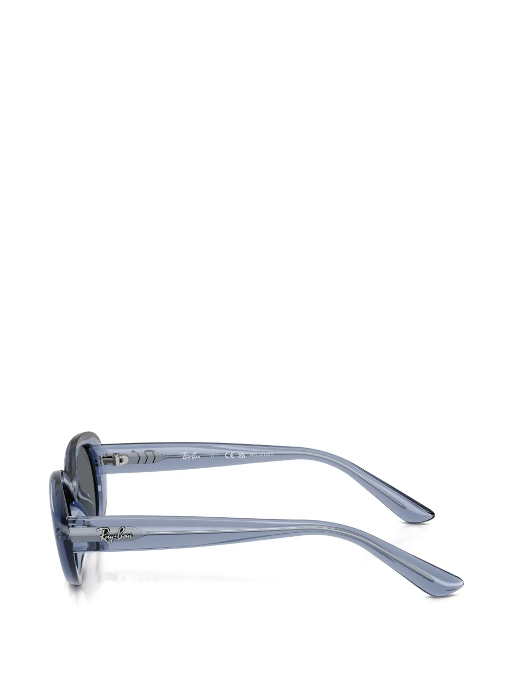 RAY-BAN JUNIOR Zonnebril met ovaal montuur Blauw