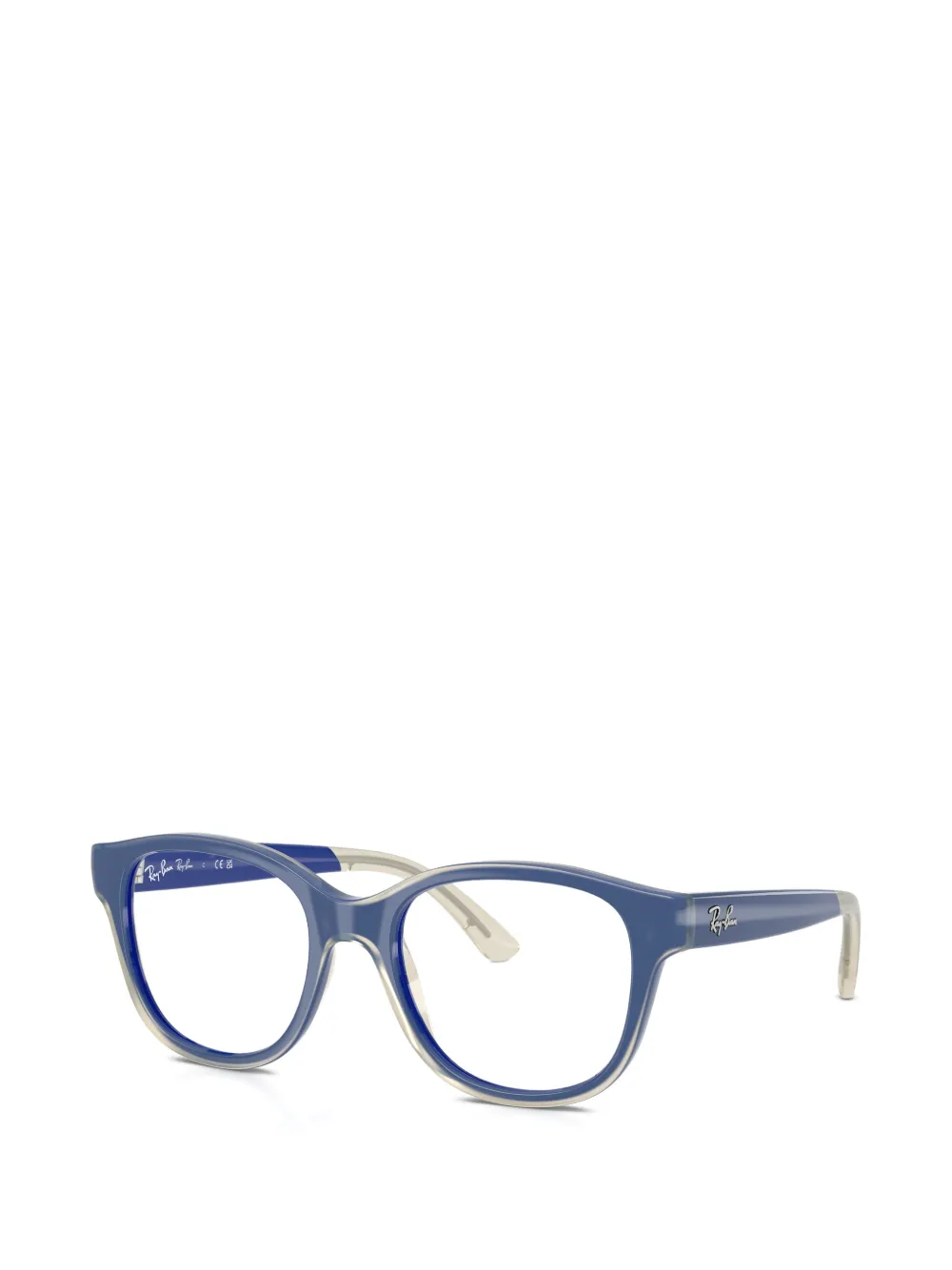  Ray-ban Junior Rectangle-frame Glasses - Bleu 