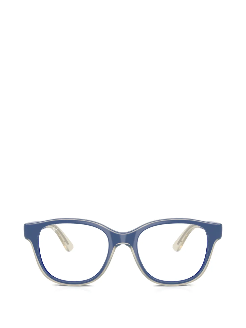 RAY-BAN JUNIOR rectangle-frame glasses - Blau