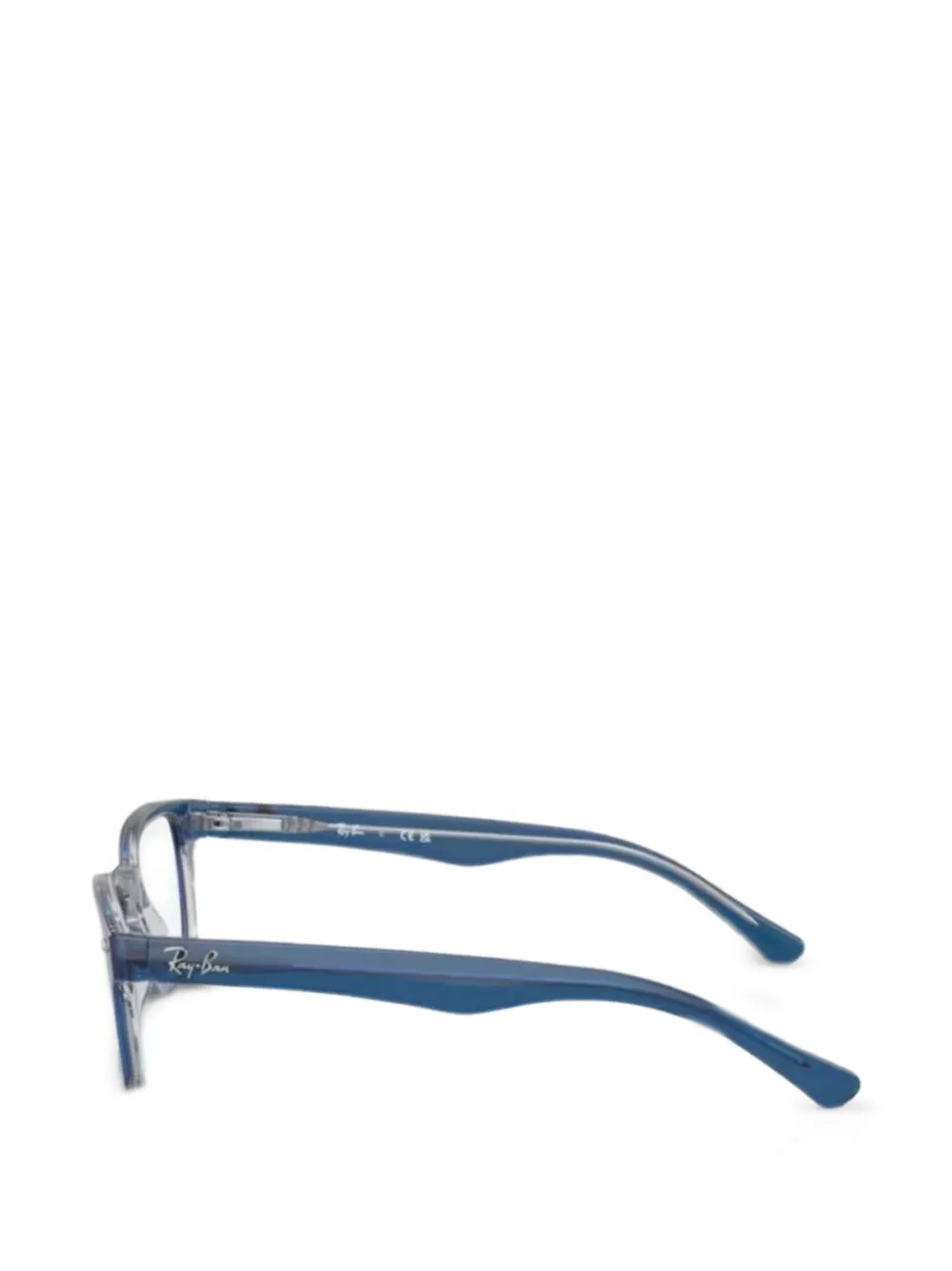  Ray-ban Junior Justin Rectangle-frame Glasses - Bleu 