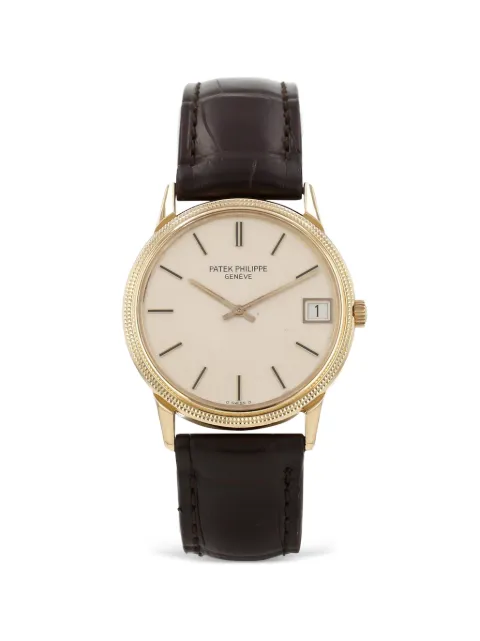 Patek Philippe Pre-Owned 1980s Calatrava Clous De Paris 33mm watch