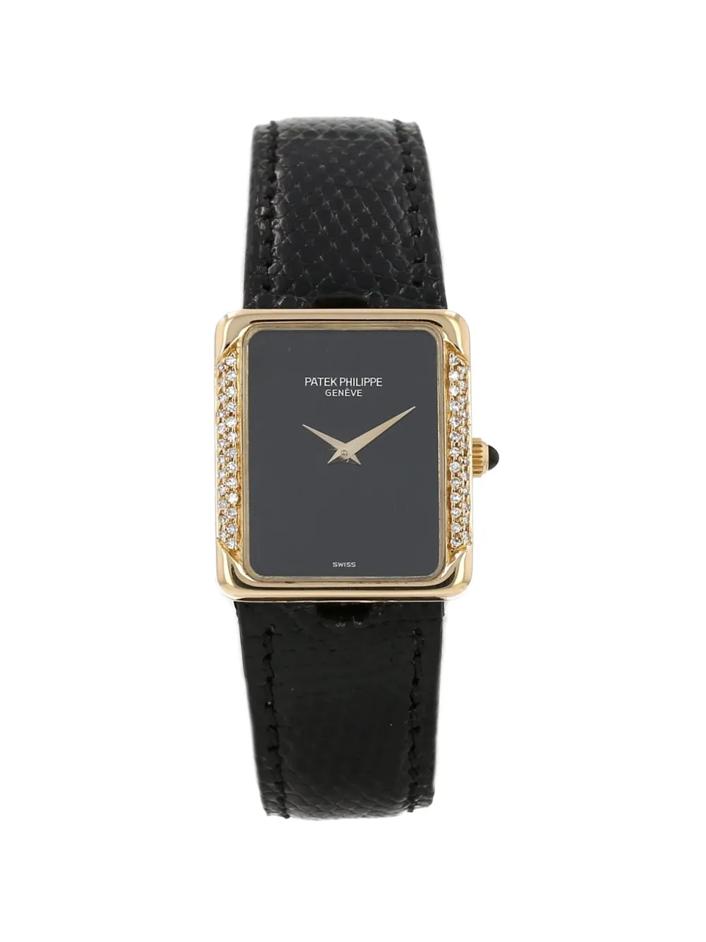 Patek Philippe Pre-Owned 1980s diamond 25mm watch - Nero