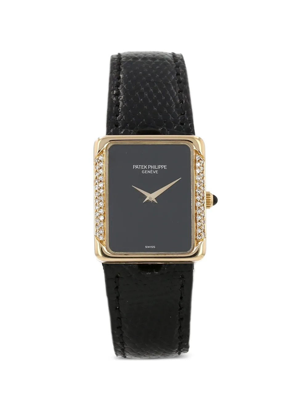 Patek Philippe Pre-Owned 1980s diamond 25mm watch - Nero