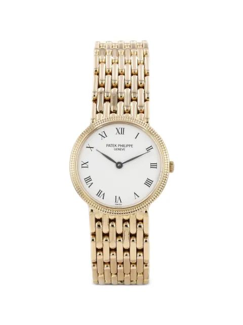 Patek Philippe Pre-Owned 1990s Calatrava Clous De Paris 25mm watch