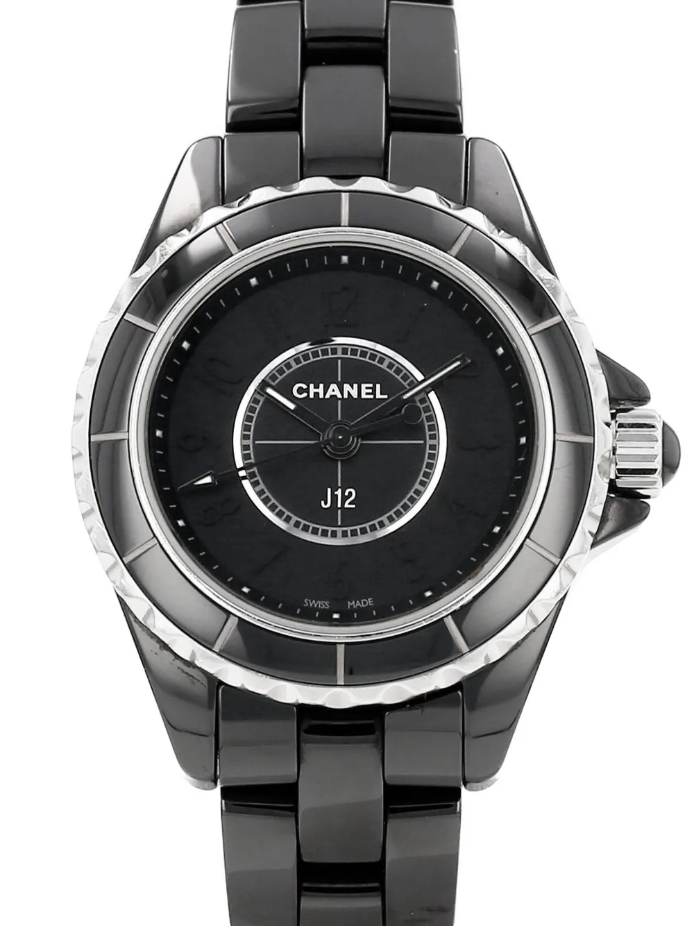 Chanel Pre-owned J12 Phantom 28mm Watch in Black, view 5