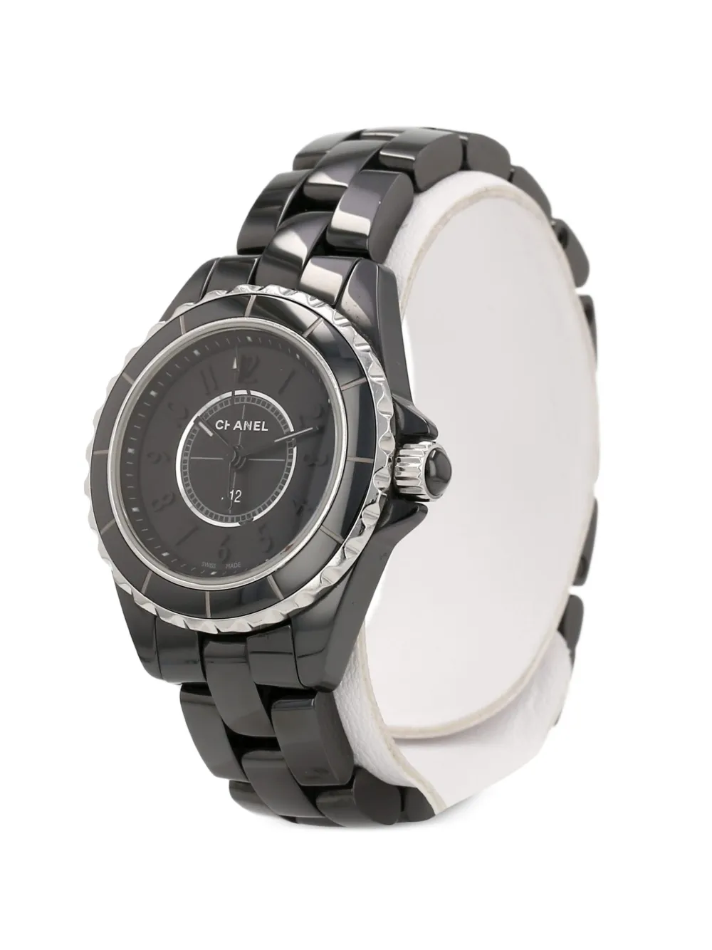 Chanel Pre-owned J12 Phantom 28mm Watch in Black, view 2