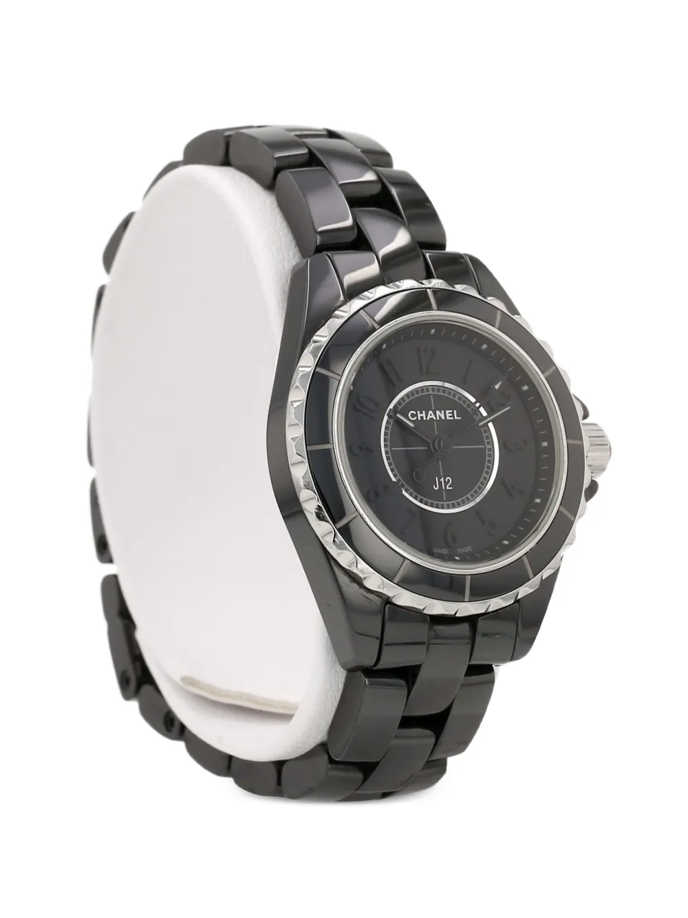 Chanel Pre-owned J12 Phantom 28mm Watch in Black, view 4