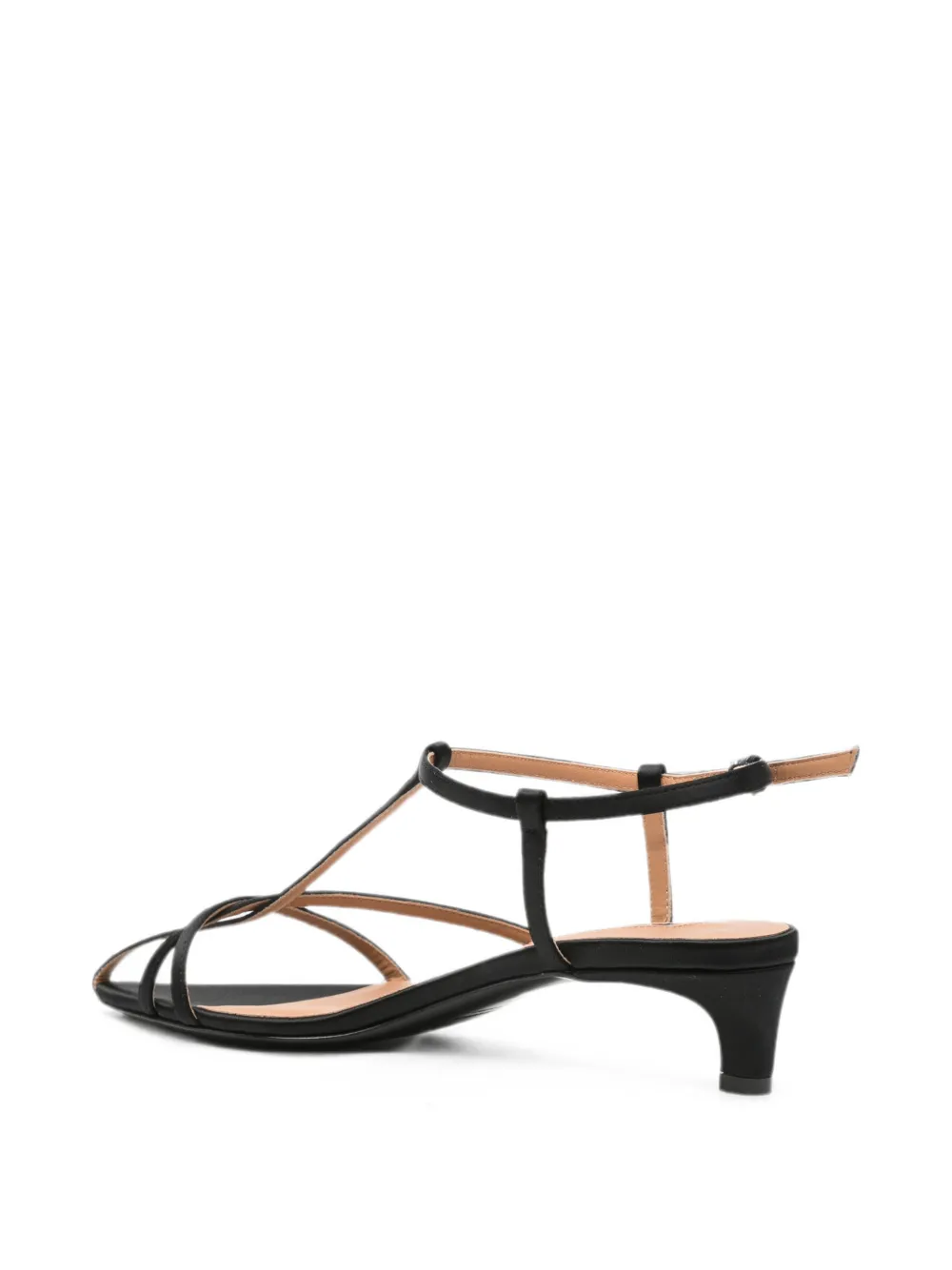 Jil Sander strappy pointed-toe sandals Zwart