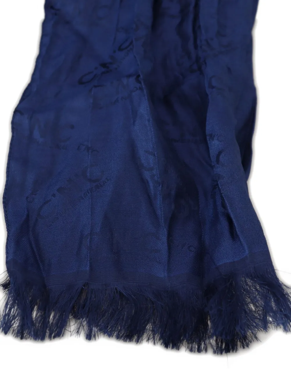Costume National Sjaal met logo-jacquard Blauw
