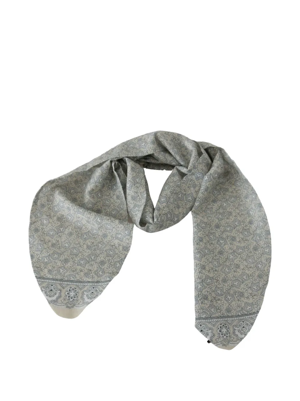 Ermanno Scervino Sjaal met bloemenprint Beige