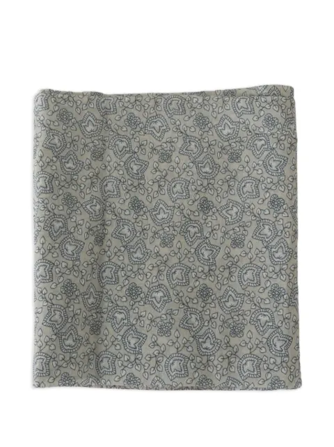 Ermanno Scervino mascada de seda con estampado floral