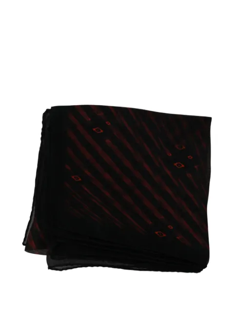Costume National foulard en soie à imprimé abstrait