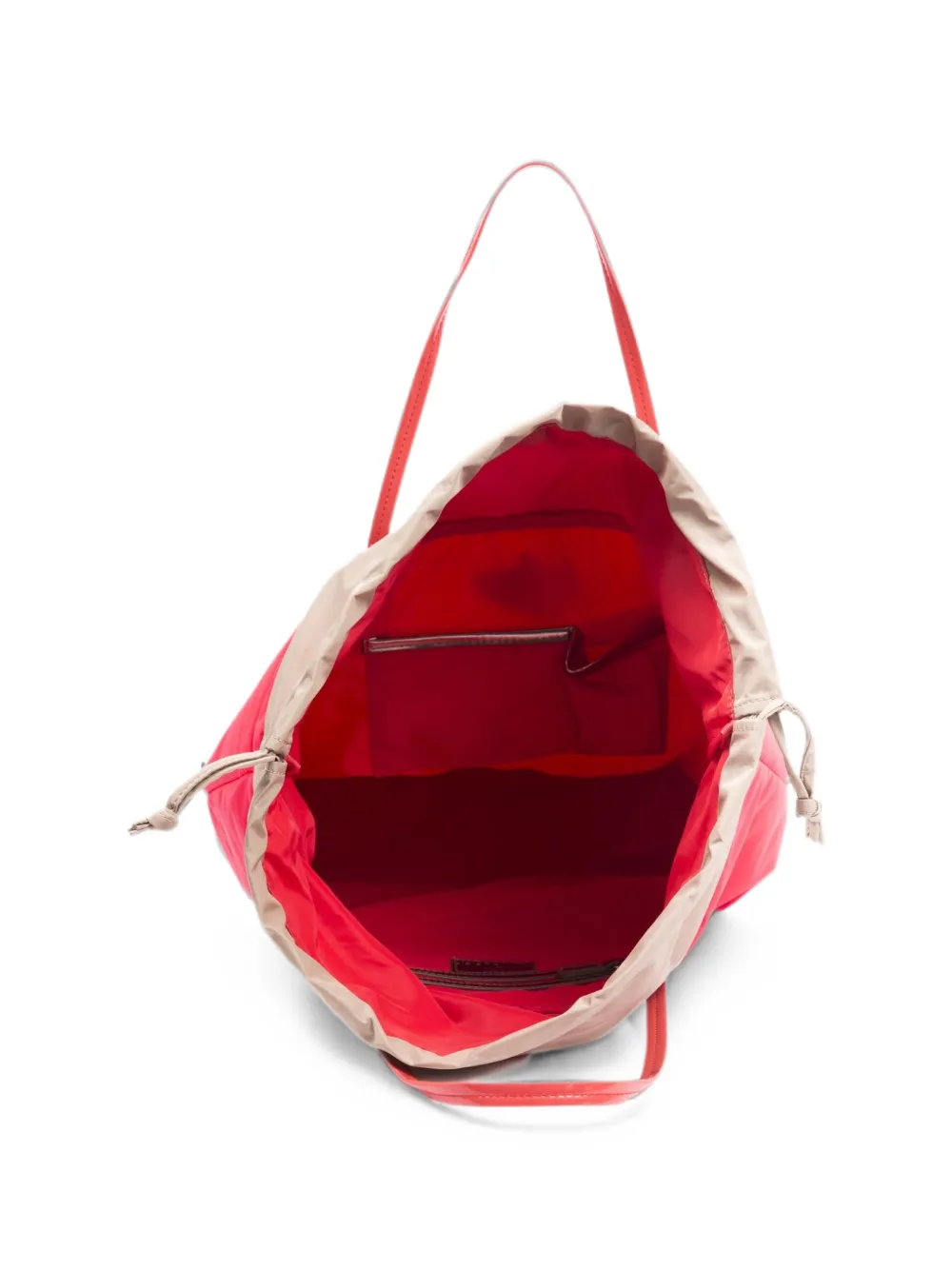 byblos Shopper met trekkoord en lakleren afwerking Roze