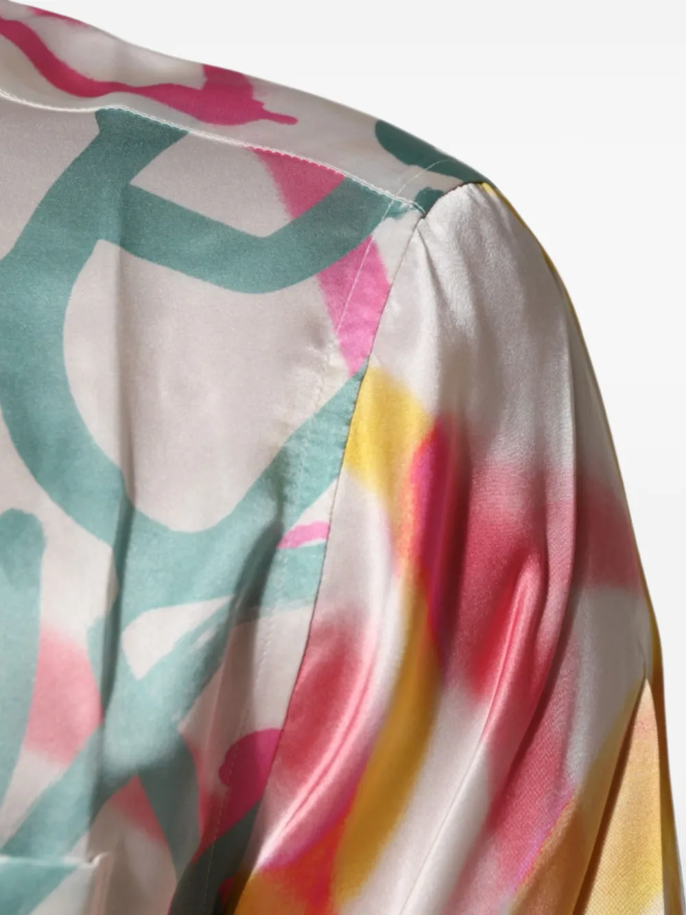 Dolce & Gabbana Overhemd met graffiti-print Wit