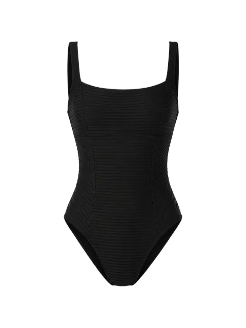 Rip Curl ribbed-knit panelled swimsuit