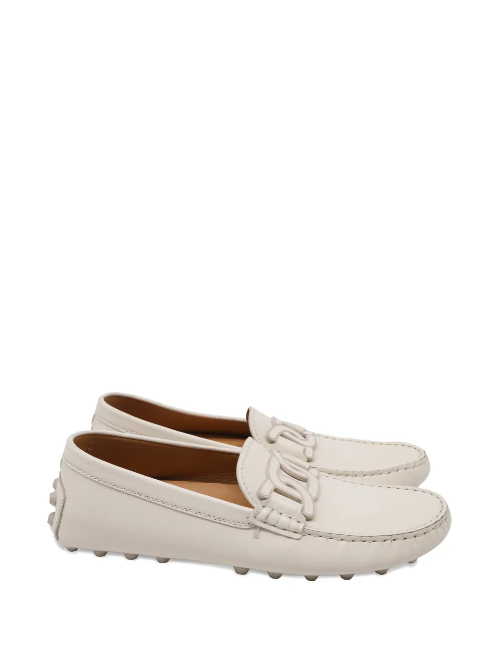 Tod's Vintage Kate Gommino Bubble loafers - Nude