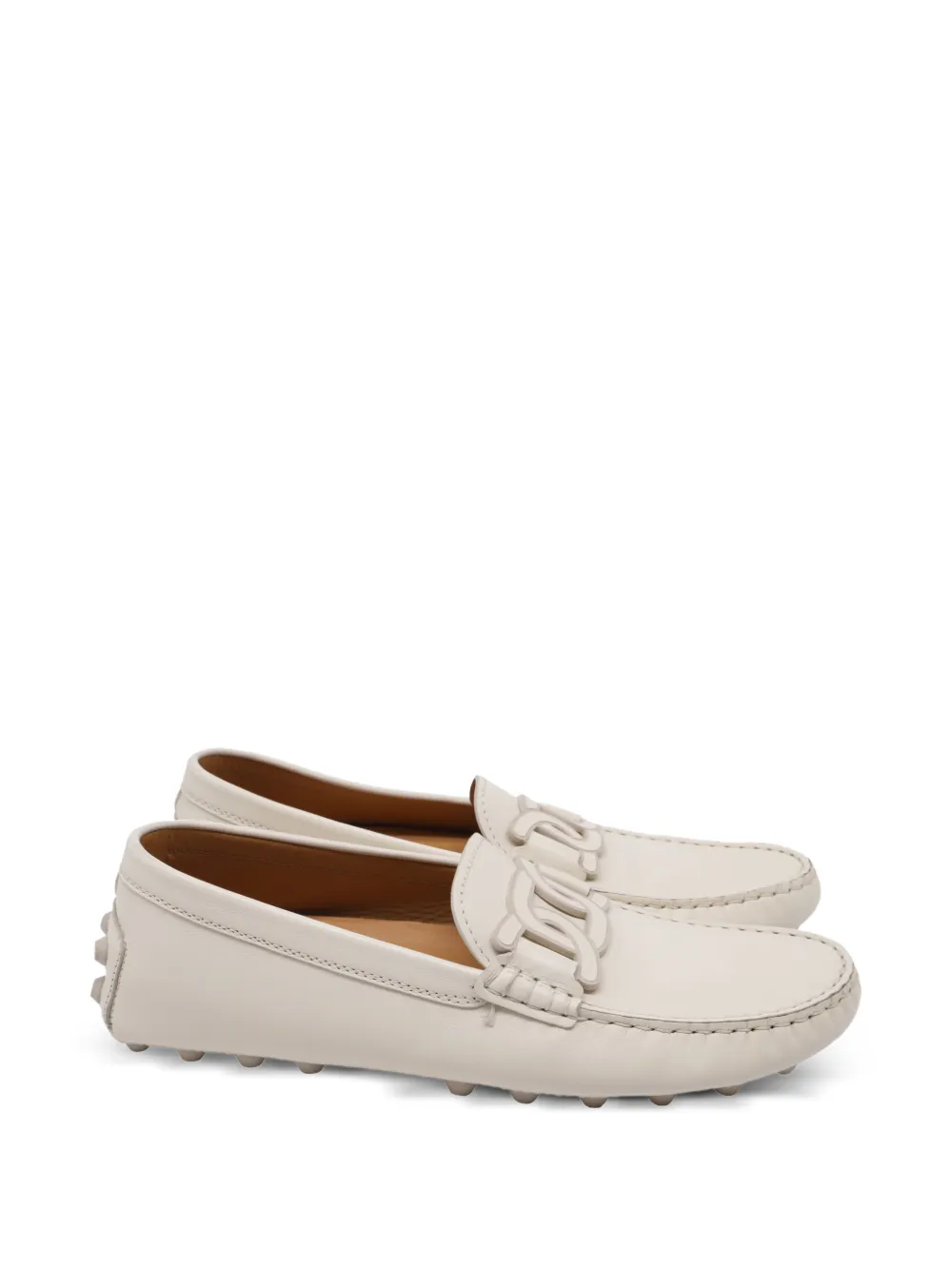 Tod's Vintage Kate Gommino Bubble loafers - Nude