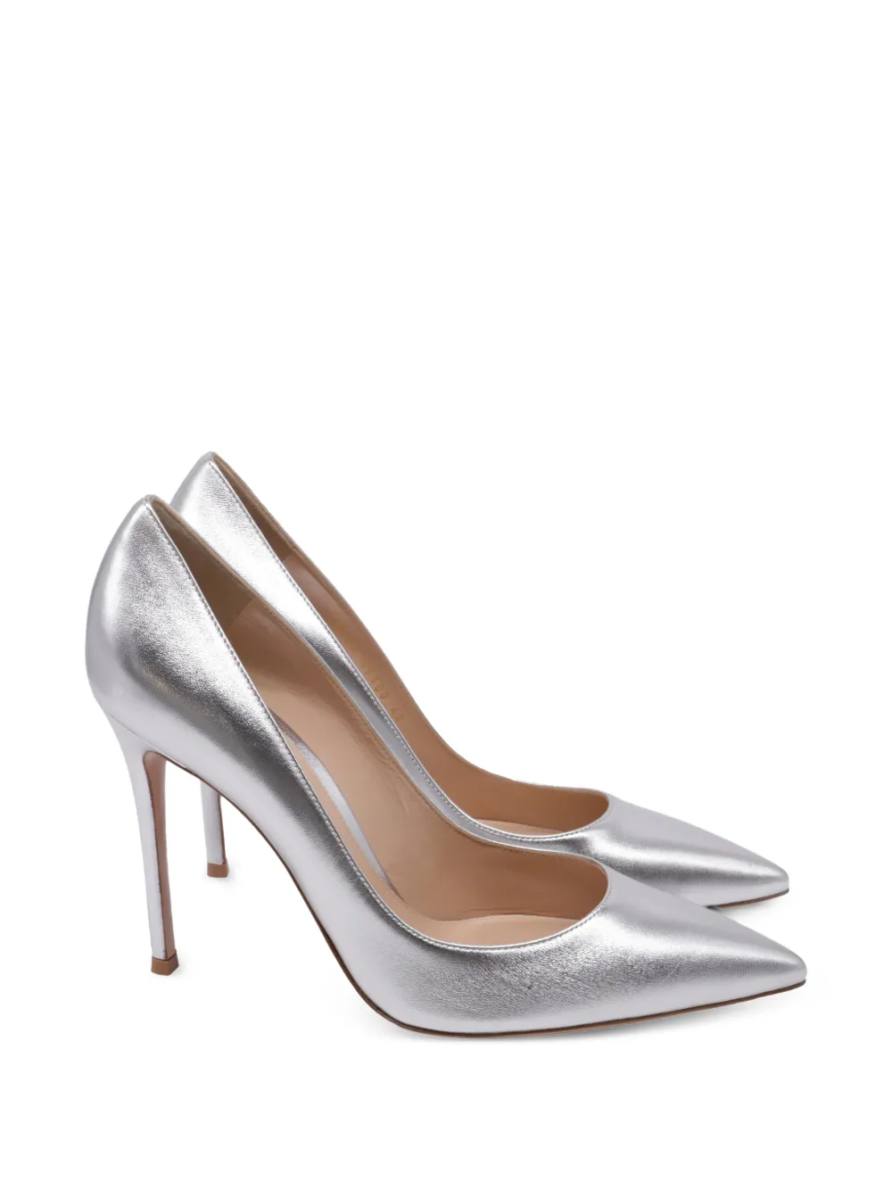 Gianvito Rossi Gianvito pointed pumps - Silber