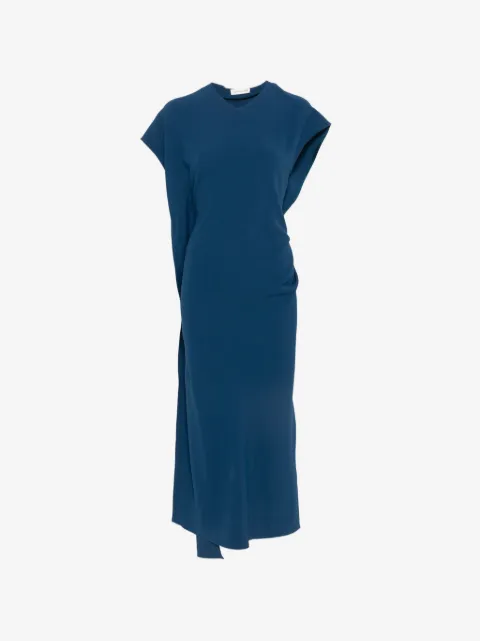 Victoria Beckham vestido midi con detalle drapeado