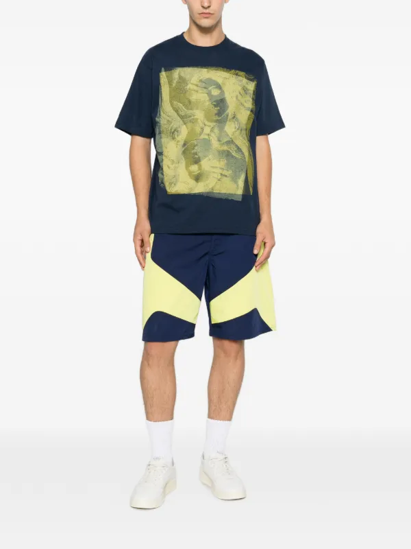 Stüssy Double Venus Tee graphic-print Cotton T-shirt | Blue | FARFETCH