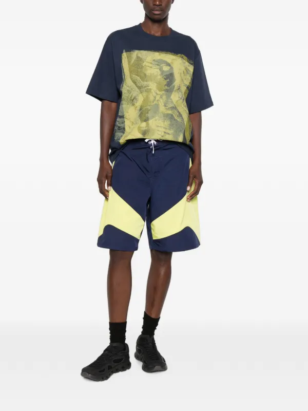 Stüssy Double Venus Tee graphic-print Cotton T-shirt | Blue | FARFETCH