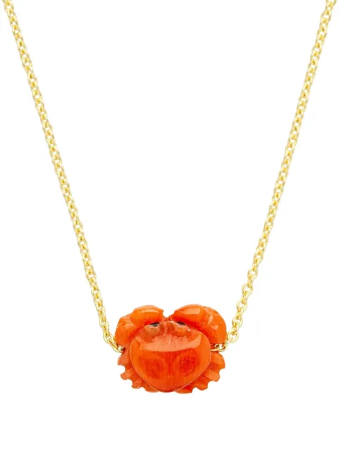 Aliita crab-pendant necklace