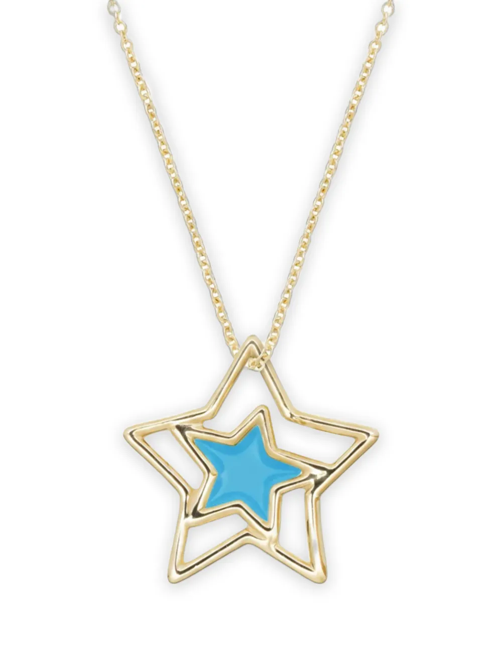 Aliita Estrella Prisma enamel pendant necklace - Oro