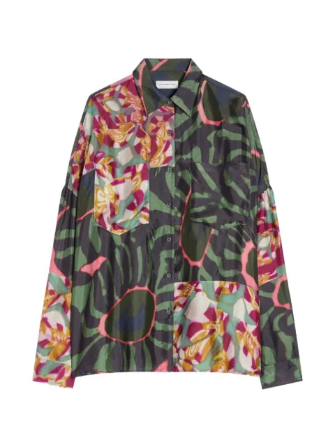 DRIES VAN NOTEN chemise cocon en viscose