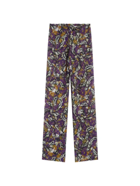 DRIES VAN NOTEN elasticated viscose pants