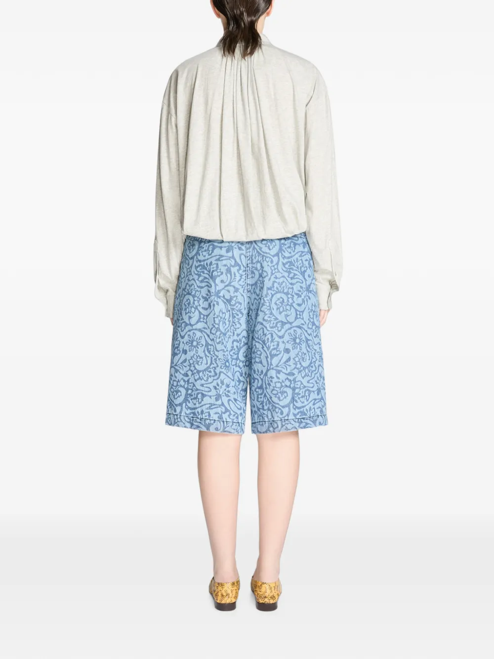 DRIES VAN NOTEN Denim shorts Blauw