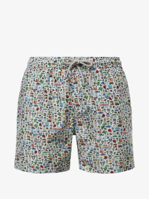 MC2 Saint Barth graphic-print swim shorts