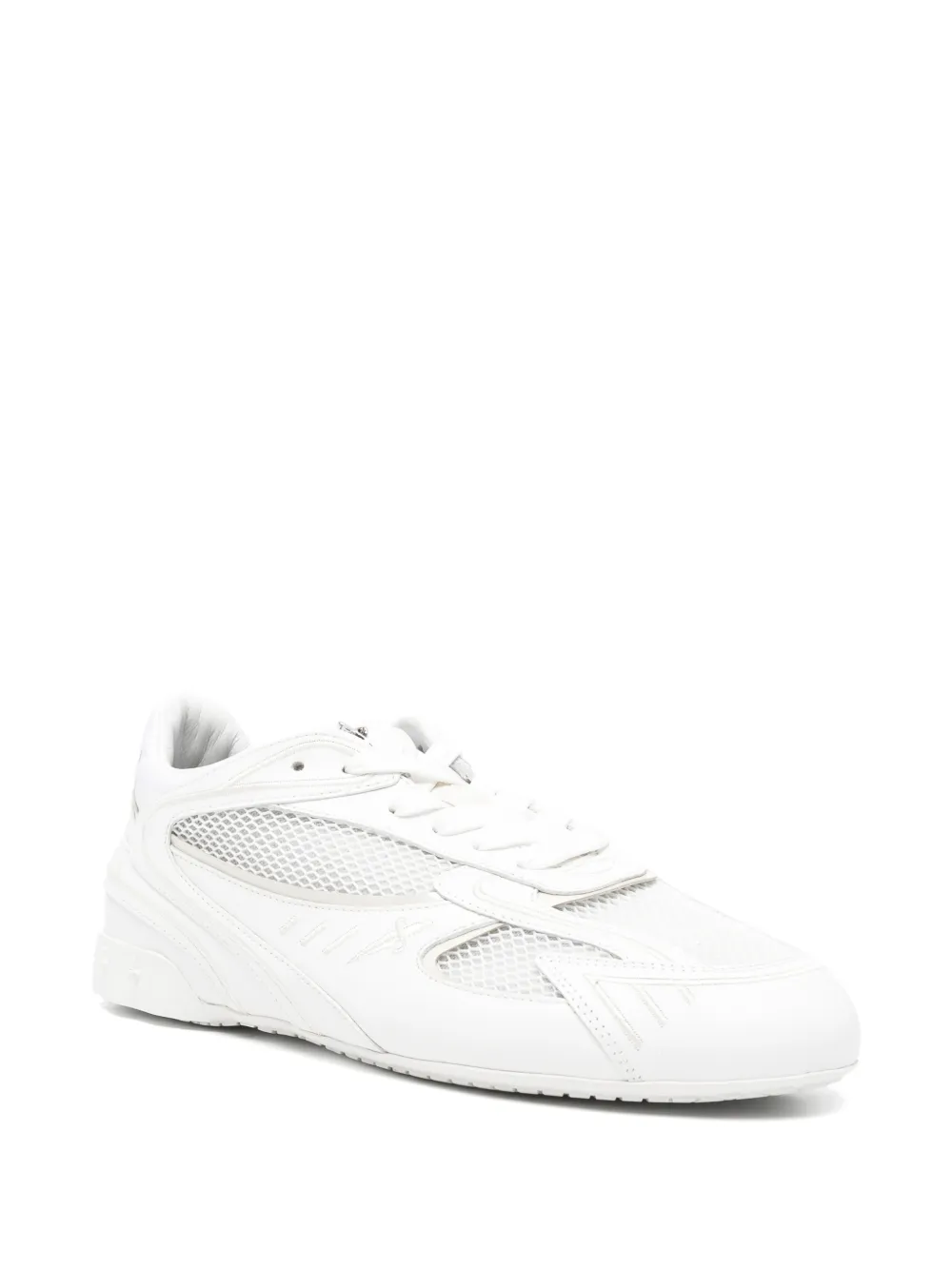 Cesare Paciotti logo-embroidered sneakers Wit