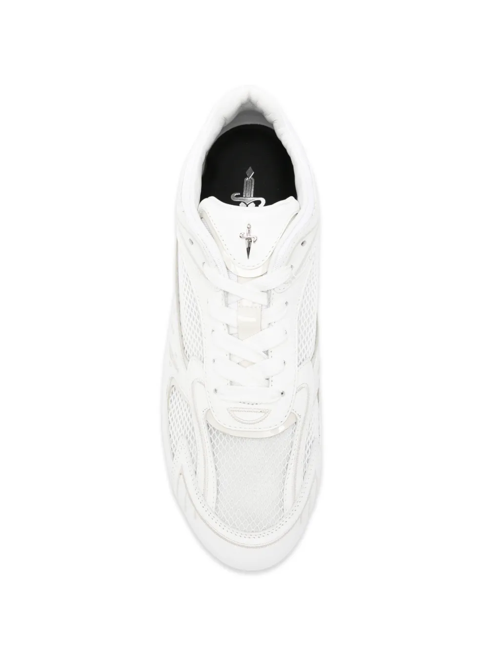 Cesare Paciotti logo-embroidered sneakers Wit