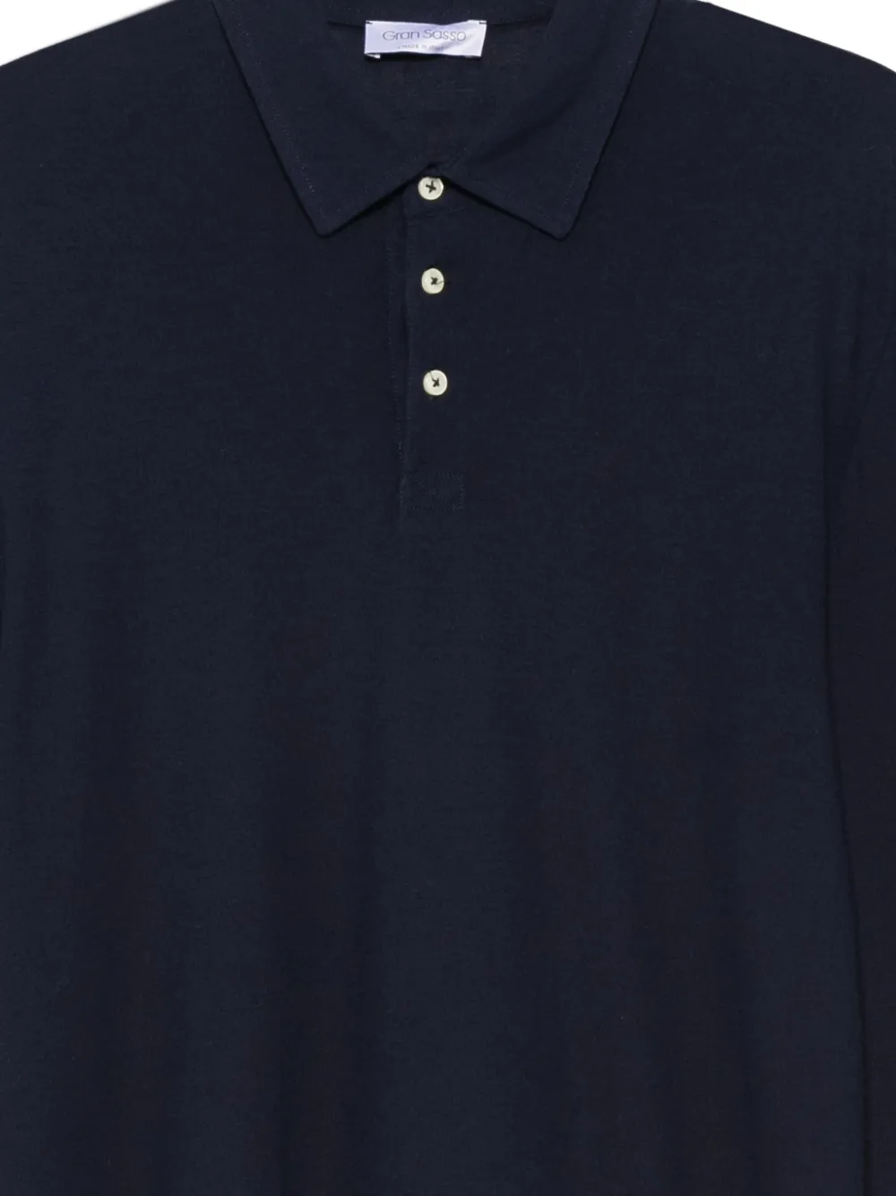 Gran Sasso Poloshirt met lange mouwen Blauw